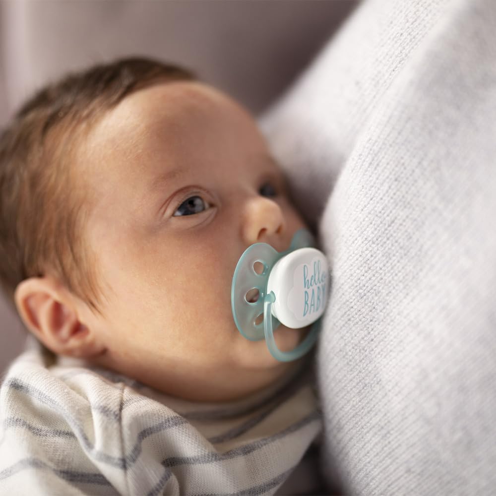 Chupones Philips Avent Ultra Soft Azul Sin BPA para Bebés de 0 a 6 Meses Paquete Doble