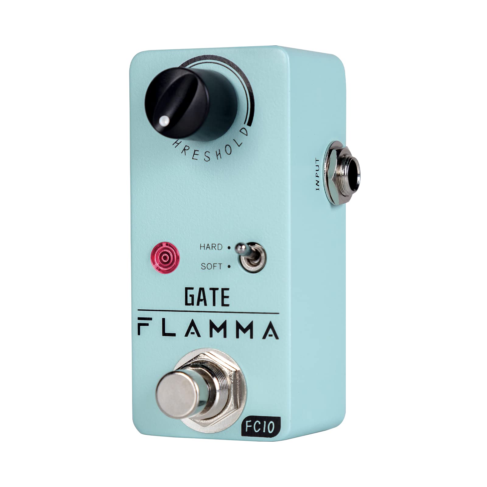 Pedal de Guitarra FLAMMA FC10 Negro con Supresor de Ruido Inteligente True Bypass