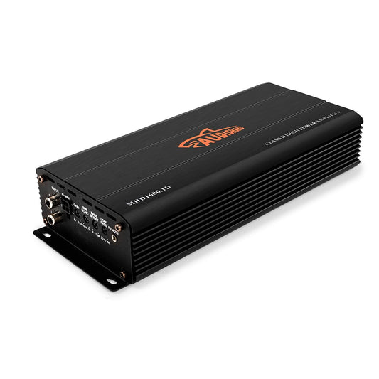 AUDISHAKO 3200W Amplificador de Audio para Coche de 1 Canal,Amplificador para Auto de Clase D, 2 Ohm 800W Subwoofer Amplificador para Motocicletas, Coches Deportivos y Otros Sistemas de Audio