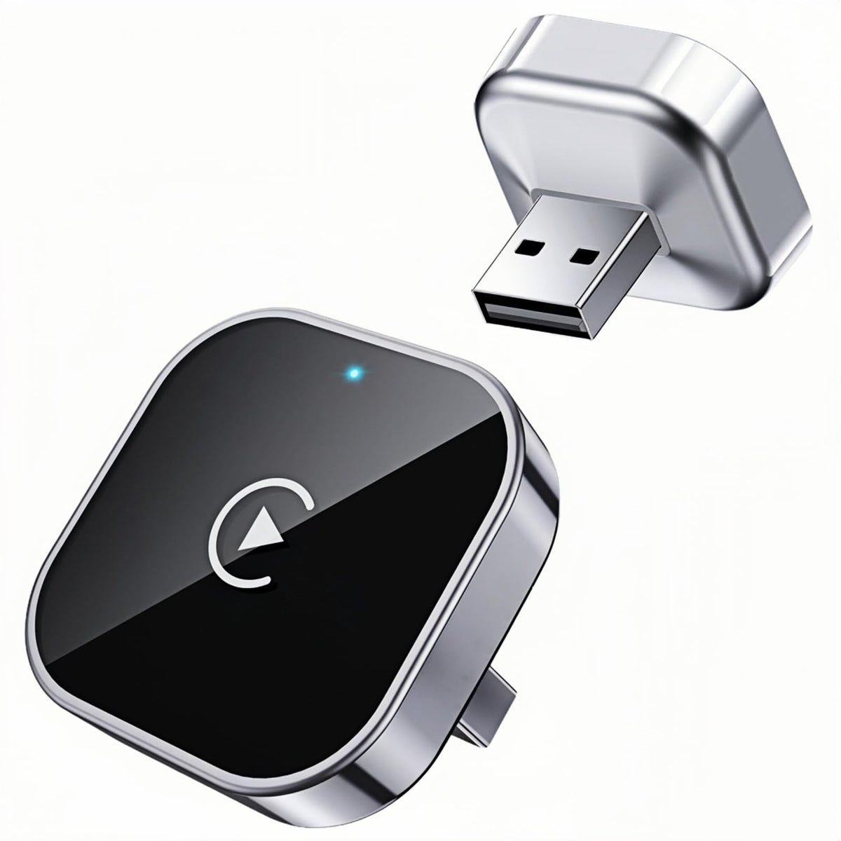 Adaptador Inalámbrico ZytaraX Negro para CarPlay Conexión Inalámbrica