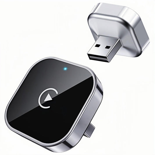 Adaptador Inalámbrico ZytaraX Negro para CarPlay Conexión Inalámbrica
