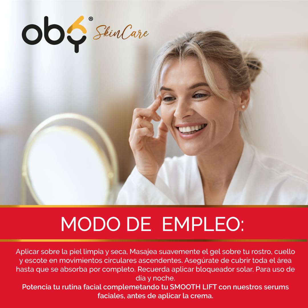 Oby Crema Hidratante Facial Antiedad Acido Hialuronico, Retinol, Niacinamida, Rosa Mosqueta | Oby Skin Care