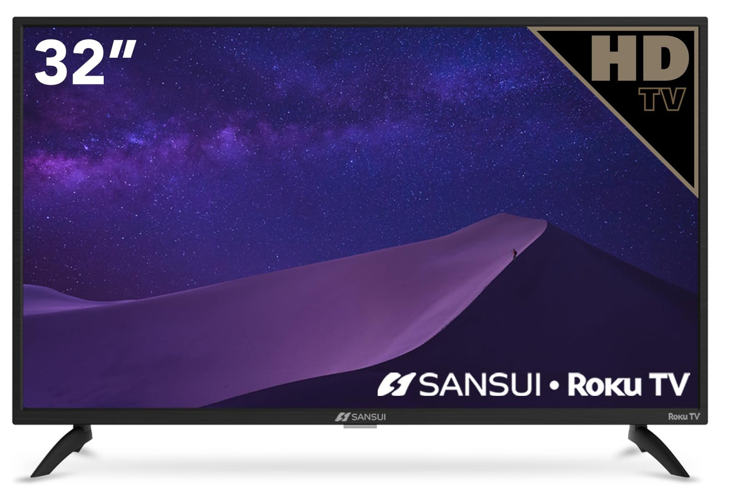 Smart TV SANSUI HD Compatible con Roku y Alexa 2023