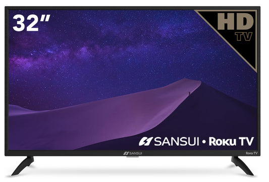 Smart TV SANSUI HD Compatible con Roku y Alexa 2023