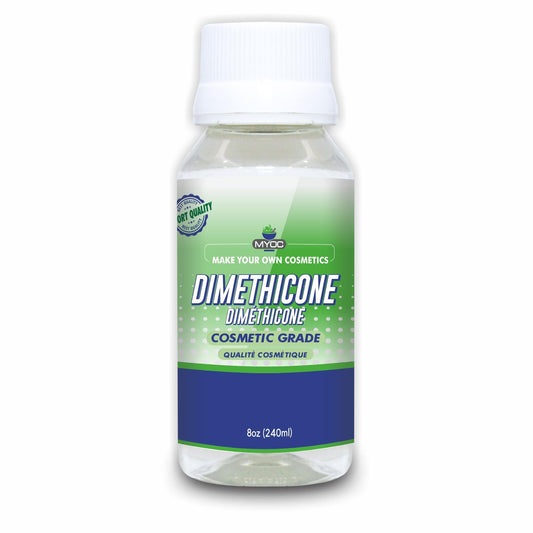 Myoc Dimethicone – Cosmetic Grade | Silicone-Based Emollient for DIY Skincare, Haircare & Personal Care Formulations | 8 FlOz / 240ml