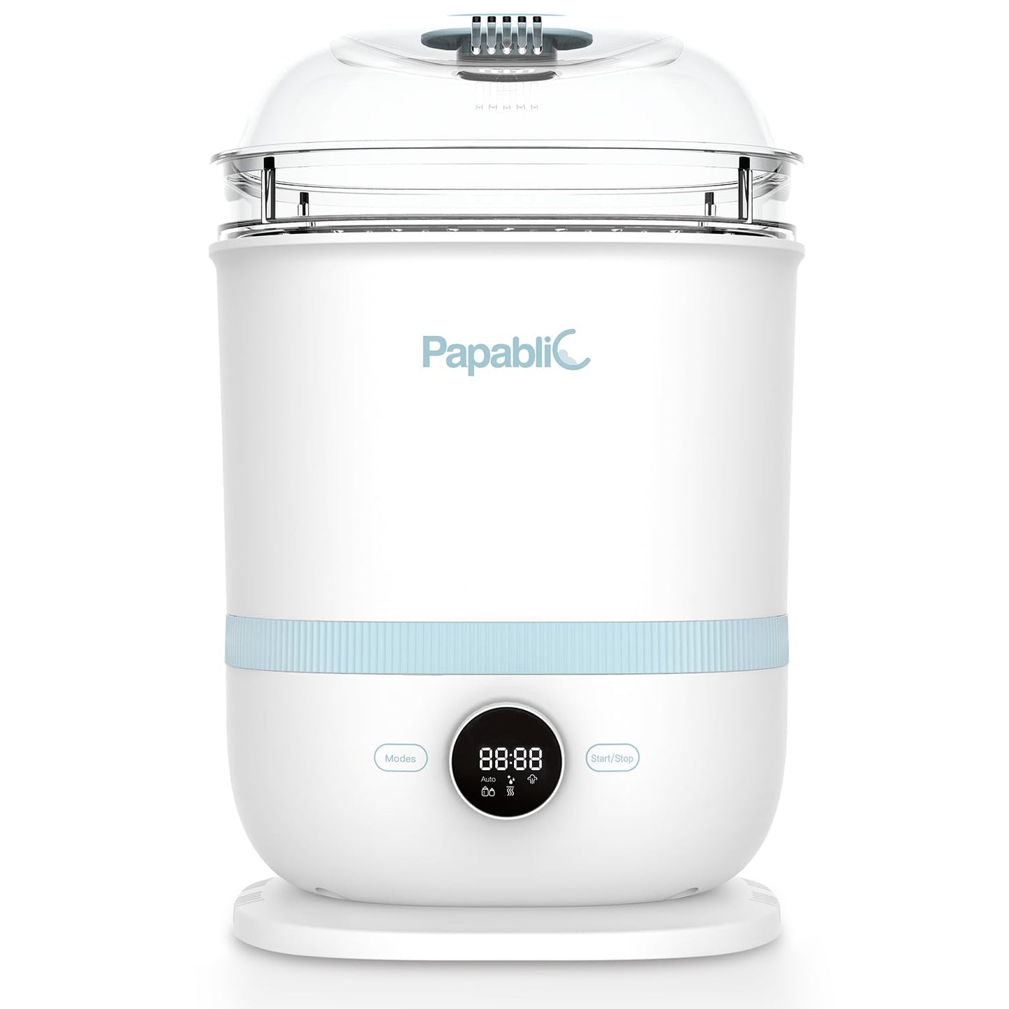 Esterilizador y Secador de Botellas Papablic Pro Blanco Capacidad Extragrande para Familia Grande