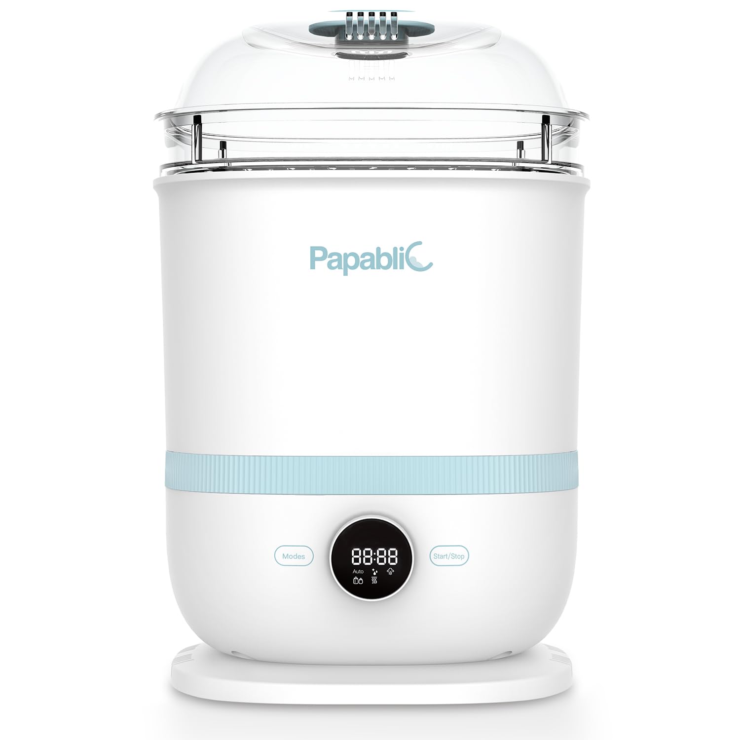 Esterilizador y Secador de Botellas Papablic Pro Blanco Capacidad Extragrande para Familia Grande