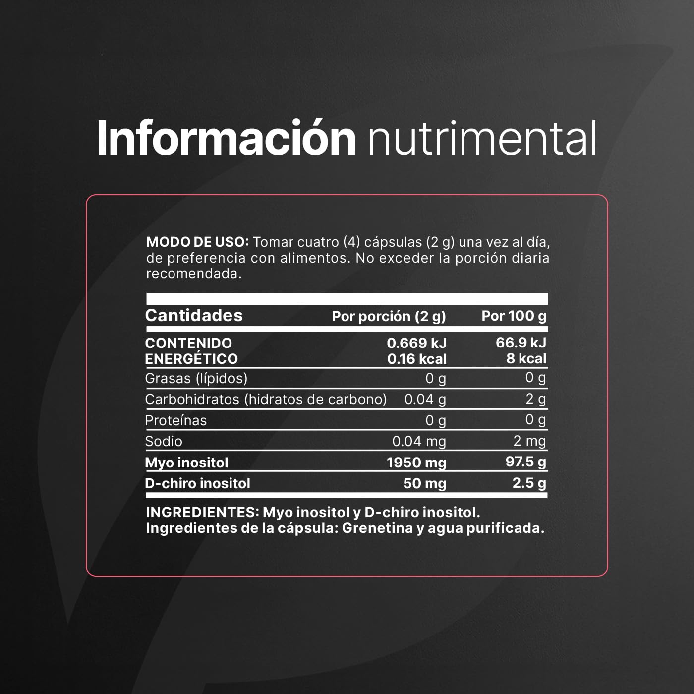B Life Myo y D-Chiro Inositol | Ratio 40:1 | 130 Cápsulas | Ingredientes Naturales | Myo & D-Chiro Inositol Platinum.