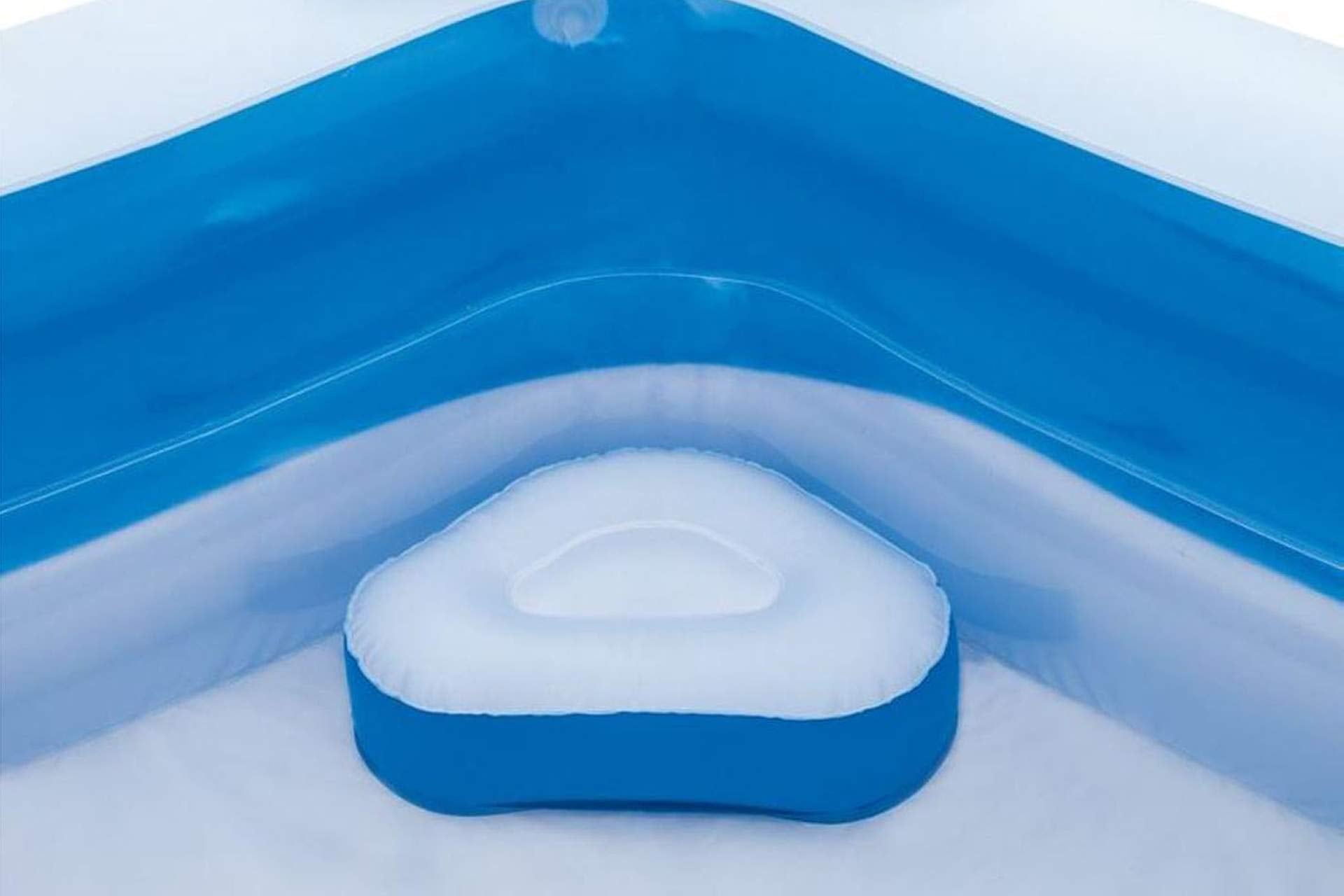 Alberca Familiar Lounge Piscina Inflable Bestway Azul Alberca Hinchable Pentagonal Alberca Azul con Blanco 2.13 mts