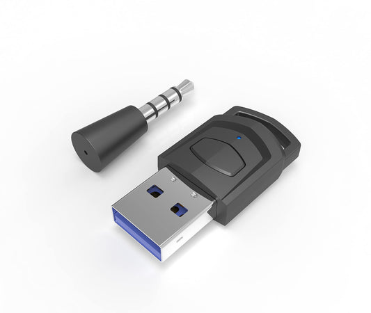 Adaptador de Audio VR Robot Bluetooth 5.0 Negro de Baja Latencia para Nintendo Switch, Lite, PS4, PC y Laptops