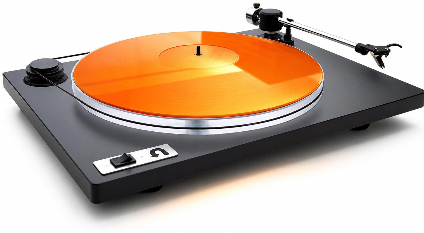"SpinTunes- “Tapete Giratorio, tapete de acrílico para Tocadiscos de Vinilo LP de 2.7 mm de Grosor para un Mejor Soporte de Sonido en Tocadiscos Proporciona baj