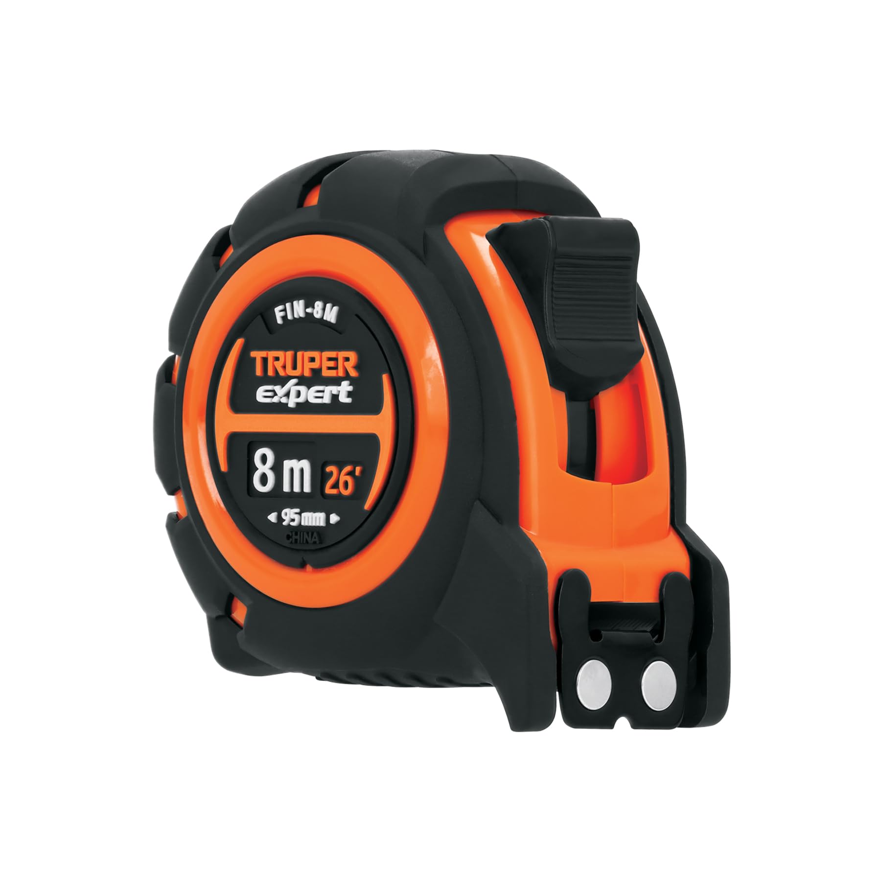 Flexómetro Truper Expert 8 m Cinta 25 mm antiimpactos