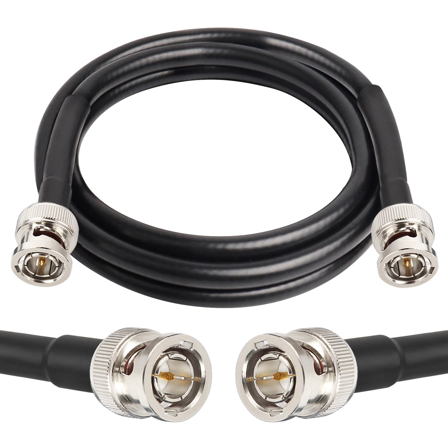 XRDS - Cable SDI RF de 4 Pies, BNC a BNC, HD/3G/6G/4K/8K, RG59 para Vídeo Digital de Precisión