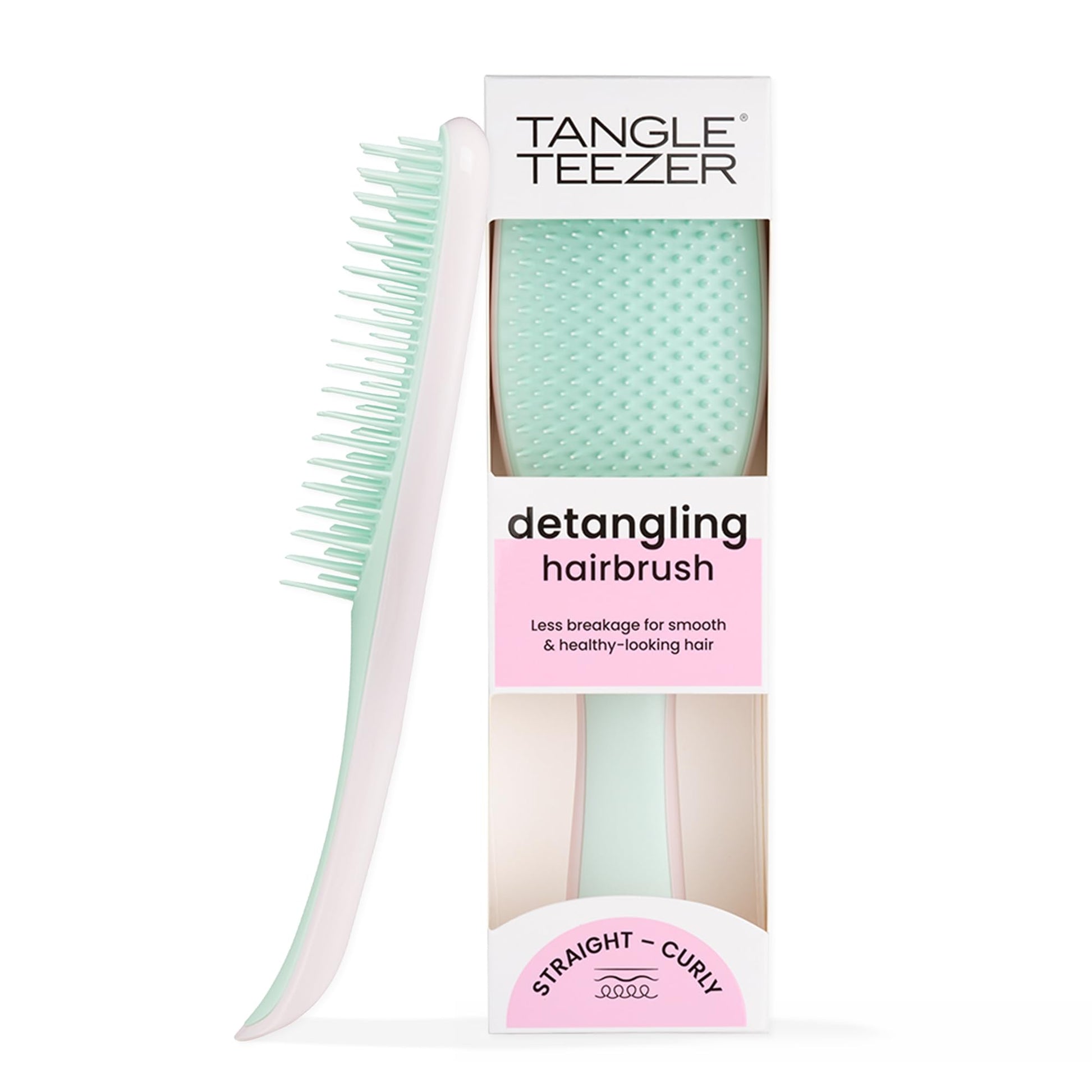 Tangle Teezer, El cepillo desenredante definitivo para cabello húmedo y seco, desenreda todo tipo de cabello, reduce la rotura, elimina los nudos, protege el cabello mojado, con cerdas de 2 capas y
