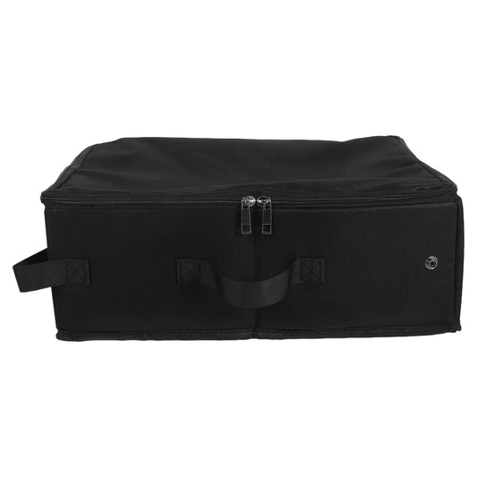Balacoo Arenero PortáTil para Gato con Tapa Y Asa, Caja De Arena Plegable para Viaje, Camping, Hotel, Negro, 40x30x15cm