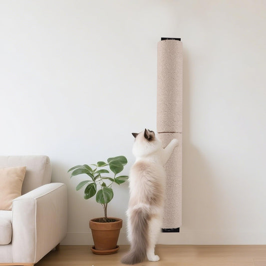Poste Rascador para Gatos Neecong Cáñamo Montado en Pared para Interior