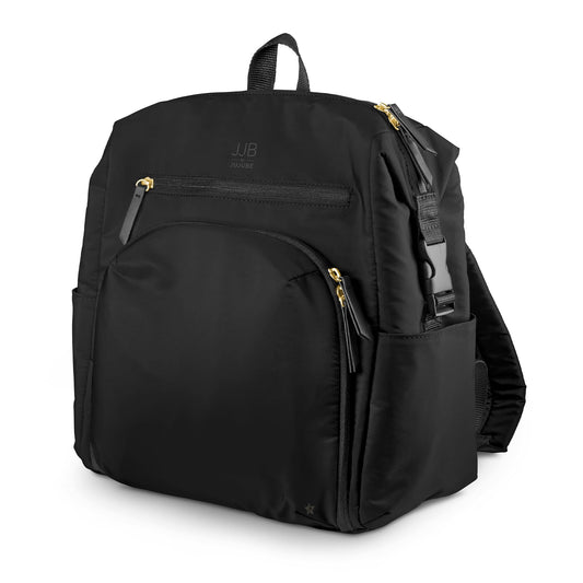 Mochila para Pañales JuJuBe Azul de Gran Capacidad con Cambiador y 11 Bolsillos para Mujer