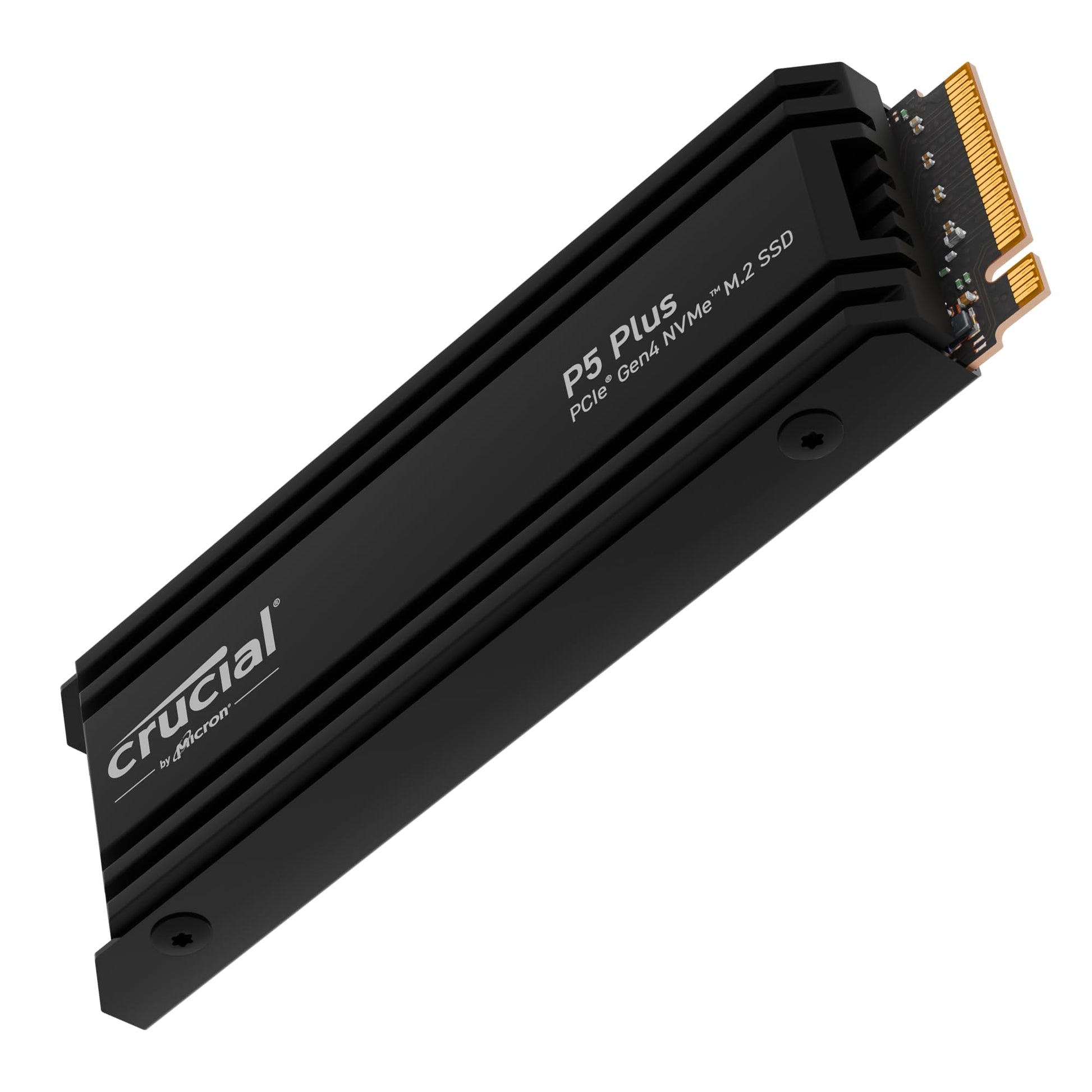 Crucial P5 Plus 2TB Gen4 NVMe M.2 SSD SSD Interno para Juegos con disipador térmico, Compatible con Playstation 5 (PS5) - hasta 6600MB/s - CT2000P5PSSD5