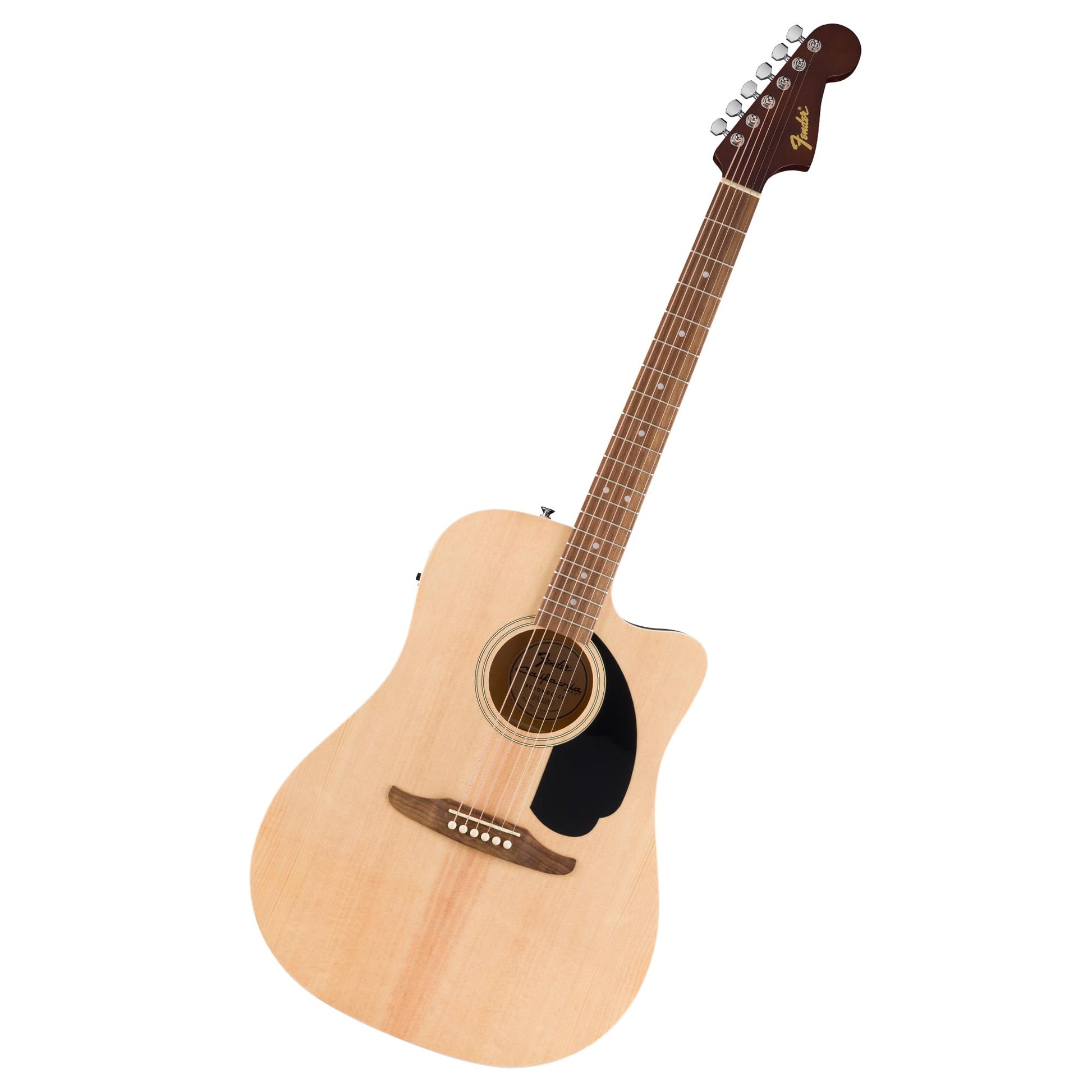 Fender Guitarra Electroacústica California Debut Redondo™ CE, Spruce Top, Black Pickguard, Natural