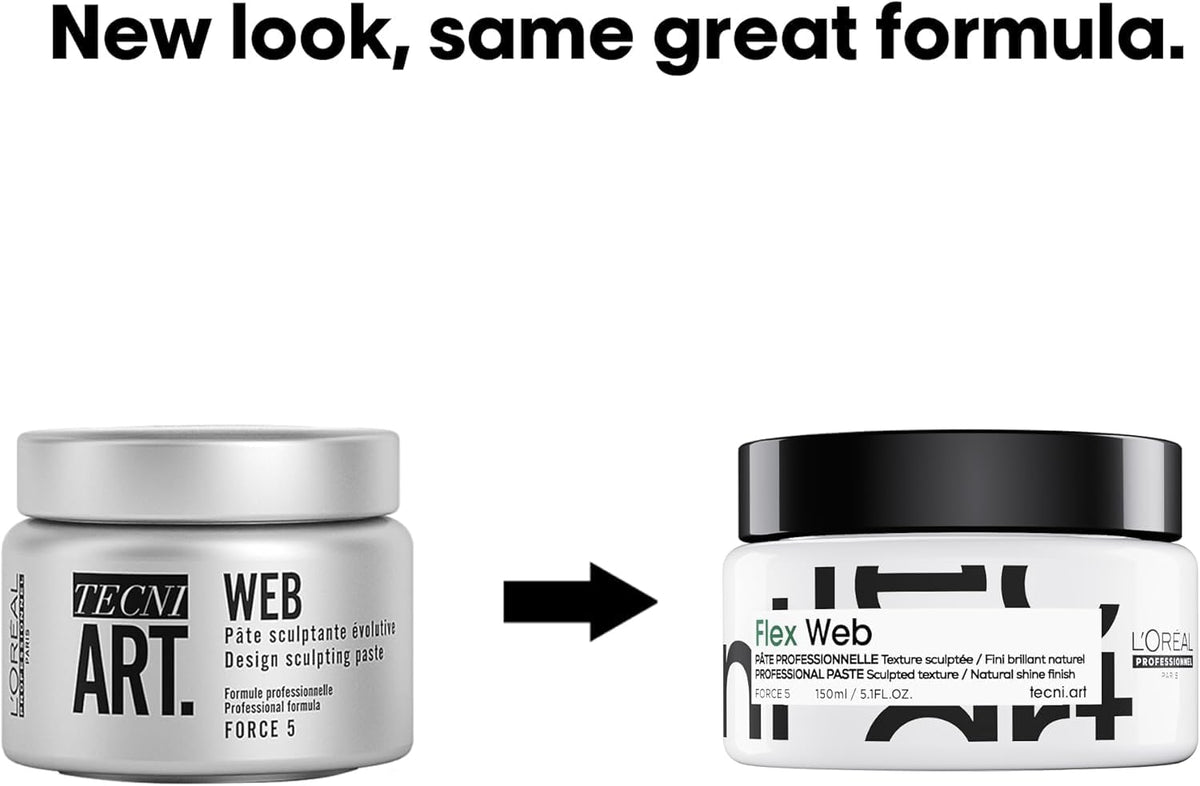 LOreal Tecni Art Force 5 Web Design Sculpting Paste for Unisex Paste 5 oz