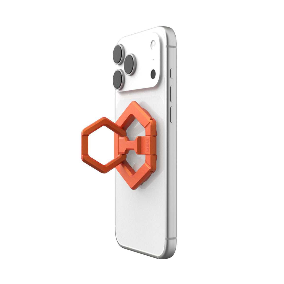 Soporte Magnético para Teléfono Urban Armor Gear Naranja Quemado Compatible con MagSafe y Agarre de Metal Extraíble