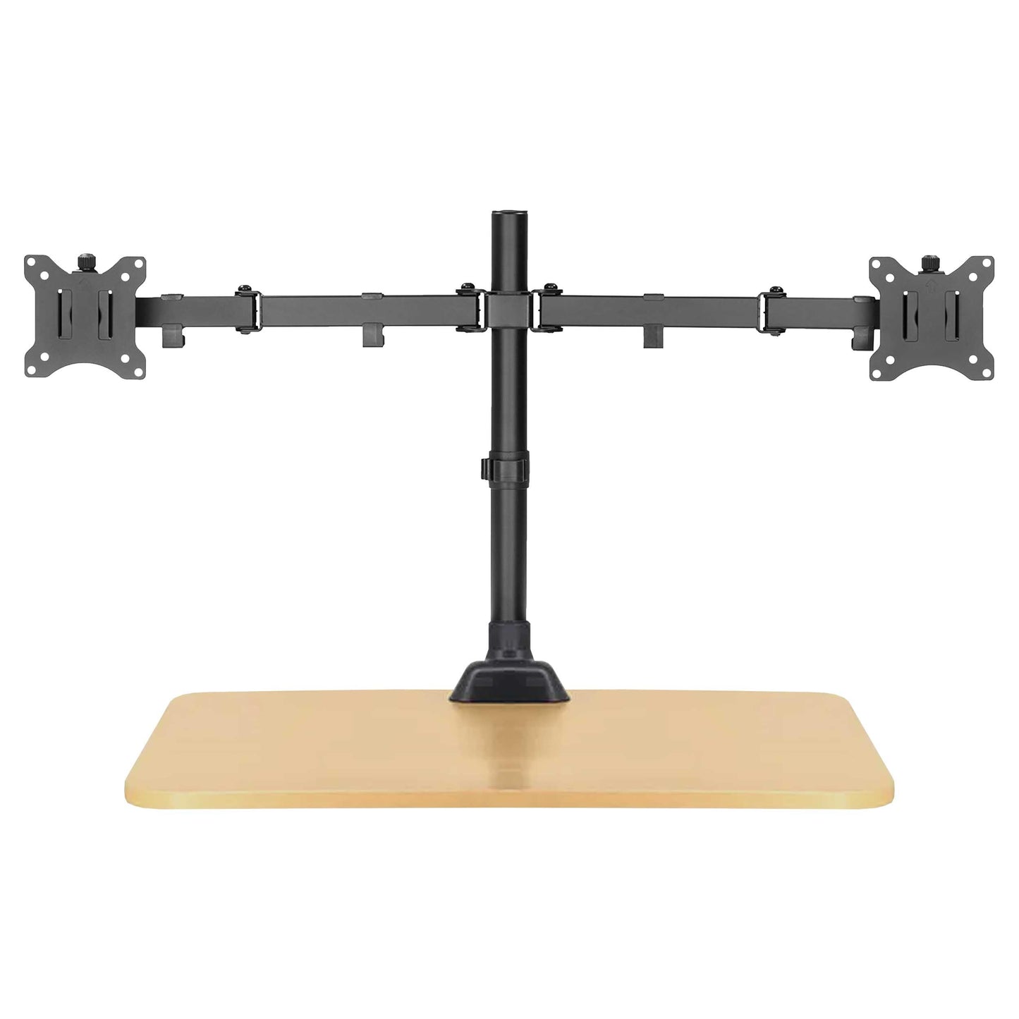 Lucky Owl Soporte Doble Brazo para Monitor Ajustable 17-32" Pulgadas (PM100-MD1732) Carga Maxima de 9kg VESA de 100 * 100MM rotación de 360° Brazo de 450mm Resistente Material Reforzado.