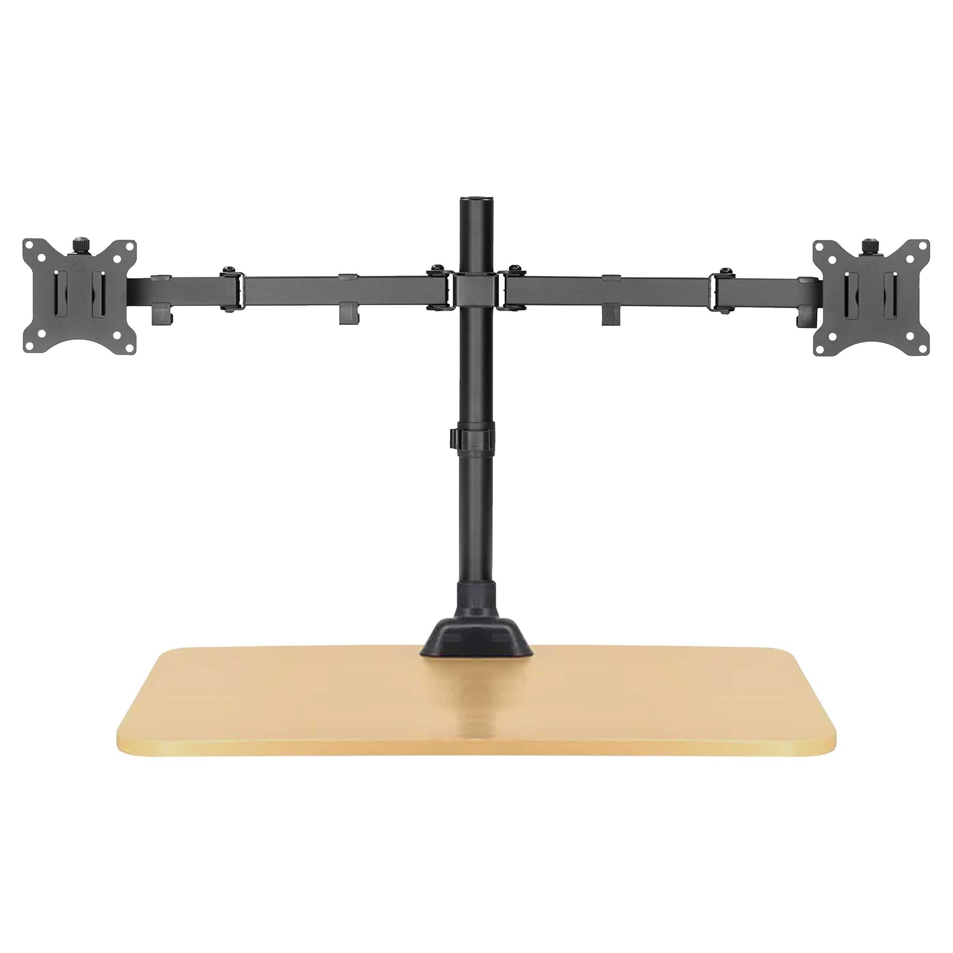 Lucky Owl Soporte Doble Brazo para Monitor Ajustable 17-32" Pulgadas (PM100-MD1732) Carga Maxima de 9kg VESA de 100 * 100MM rotación de 360° Brazo de 450mm Resistente Material Reforzado.