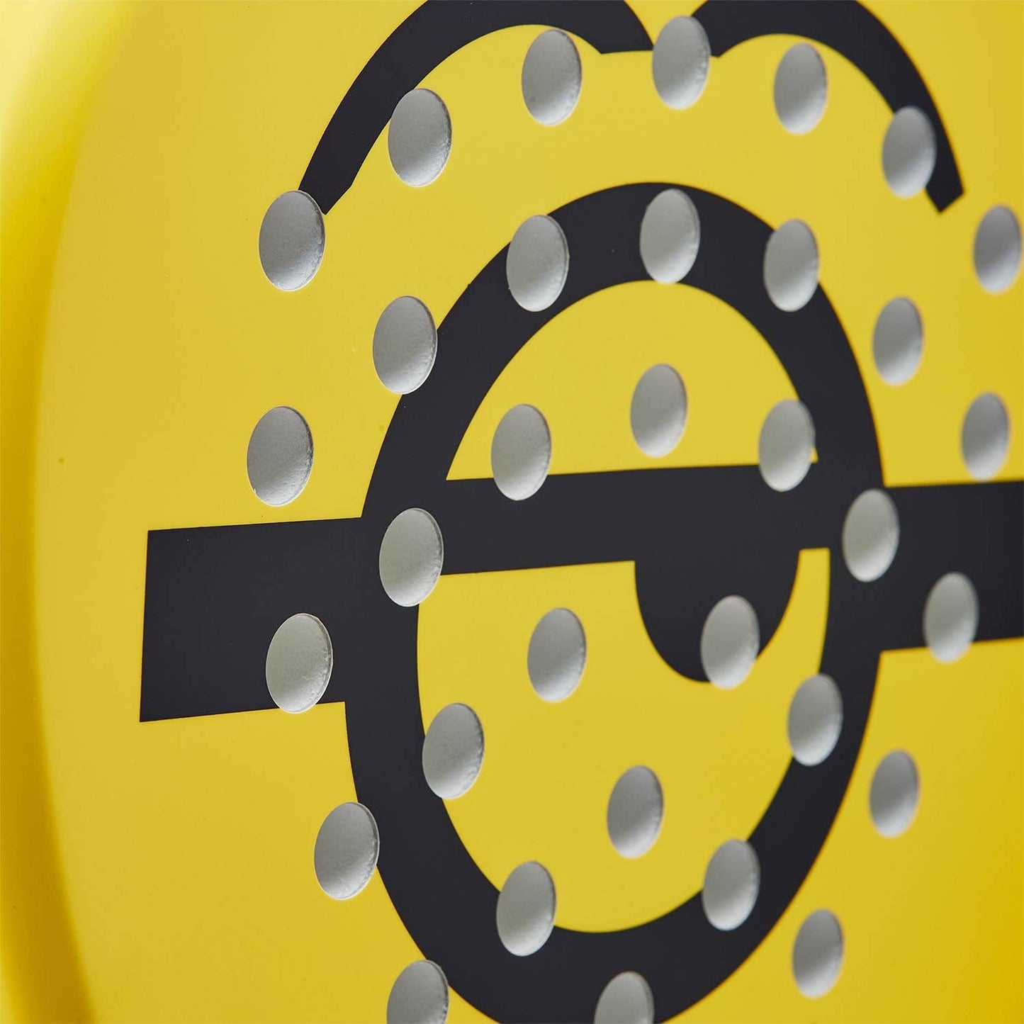 Raqueta de Pádel Wilson Amarillo Negro Fibra de Vidrio EVA para Niños