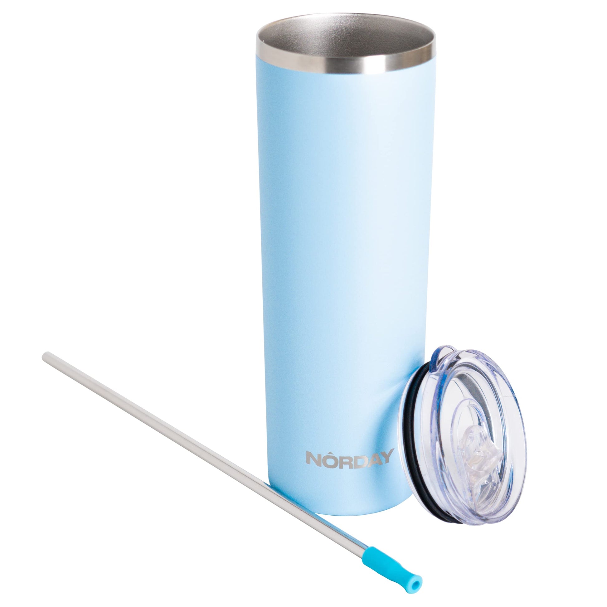 Vaso Térmico Norday Acero Inoxidable Sky 22 oz Doble Pared Antiderrame para Viaje