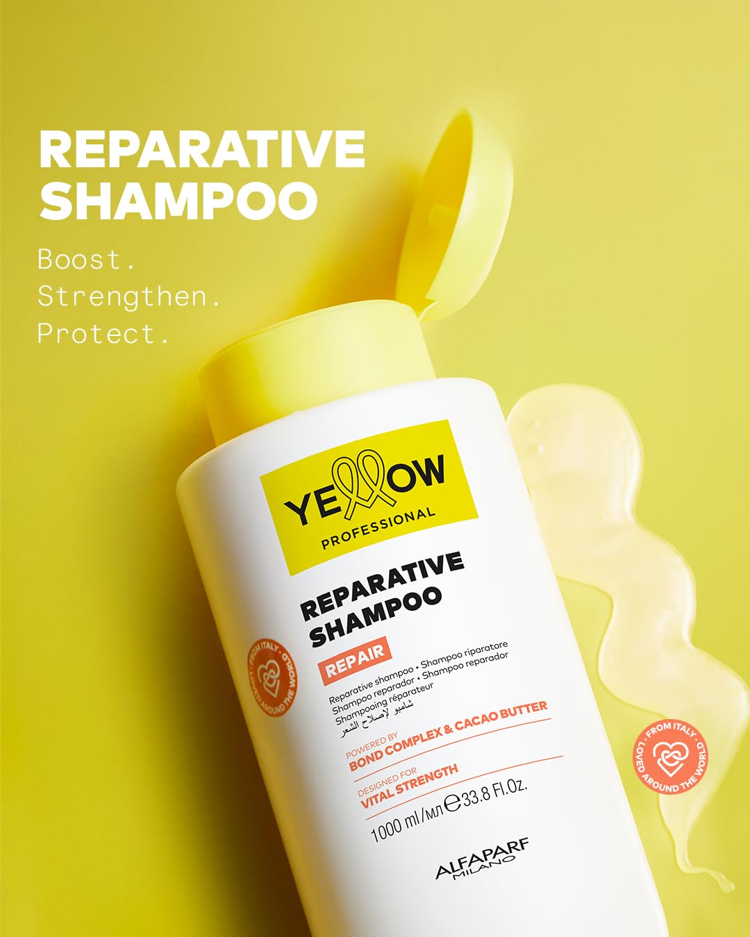 Alfaparf Yellow Repair Reparative Shampoo 500 ml (Nuevo Modelo)