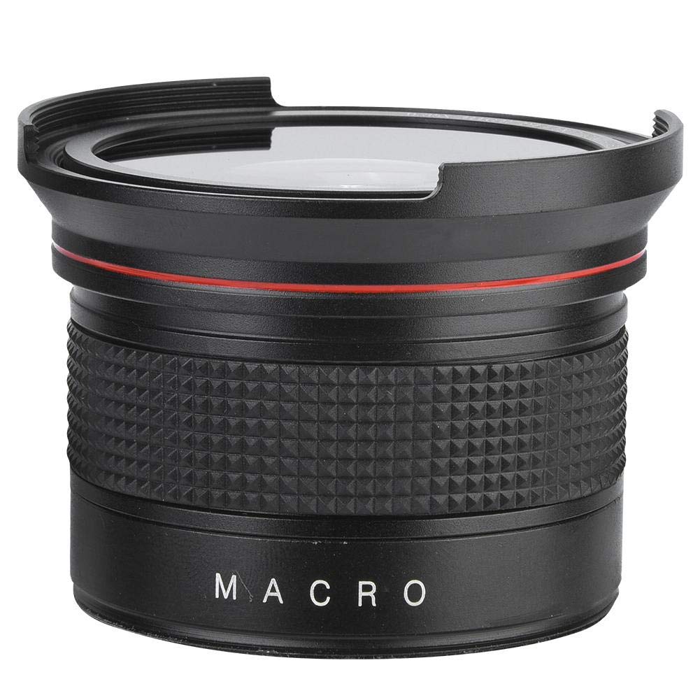 58mm 0.35X Ojo de pez, Lente súper Gran Angular para cámara Digital SLR/DSLR de 58 mm de Montaje con Tapa de Lente