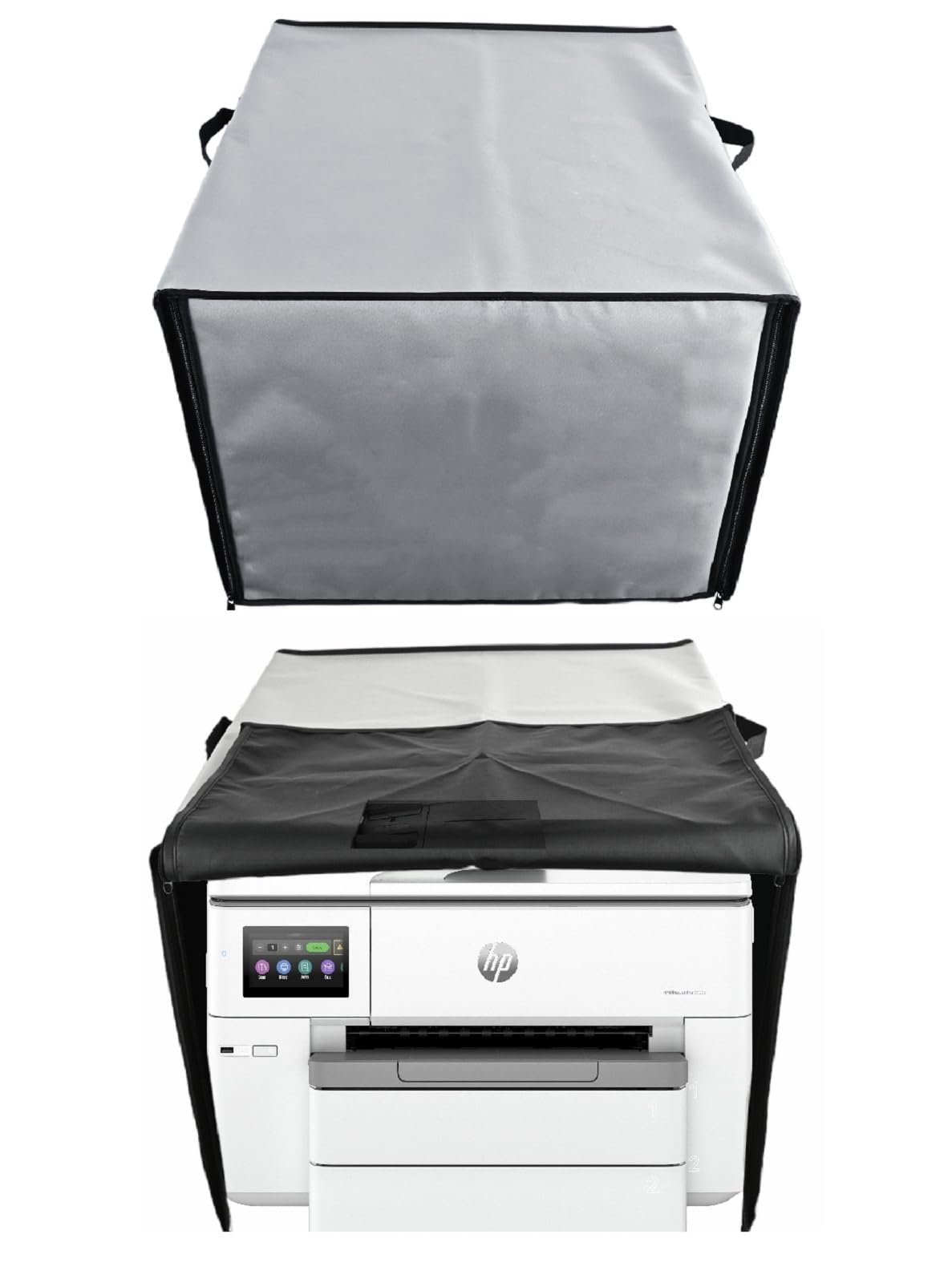 Impresora impermeable resistente al polvo para HP OfficeJet Pro 9730e/7740 de formato ancho inalámbrico todo en uno impresora de inyección de tinta a color (gris plateado)