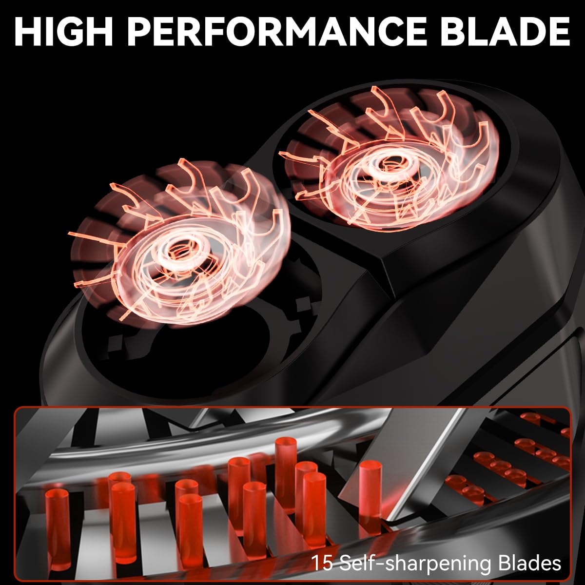 Mini Rasuradora Eléctrica Afeitadora Hombre Barba Trimmer, Ipx7 Impermeable