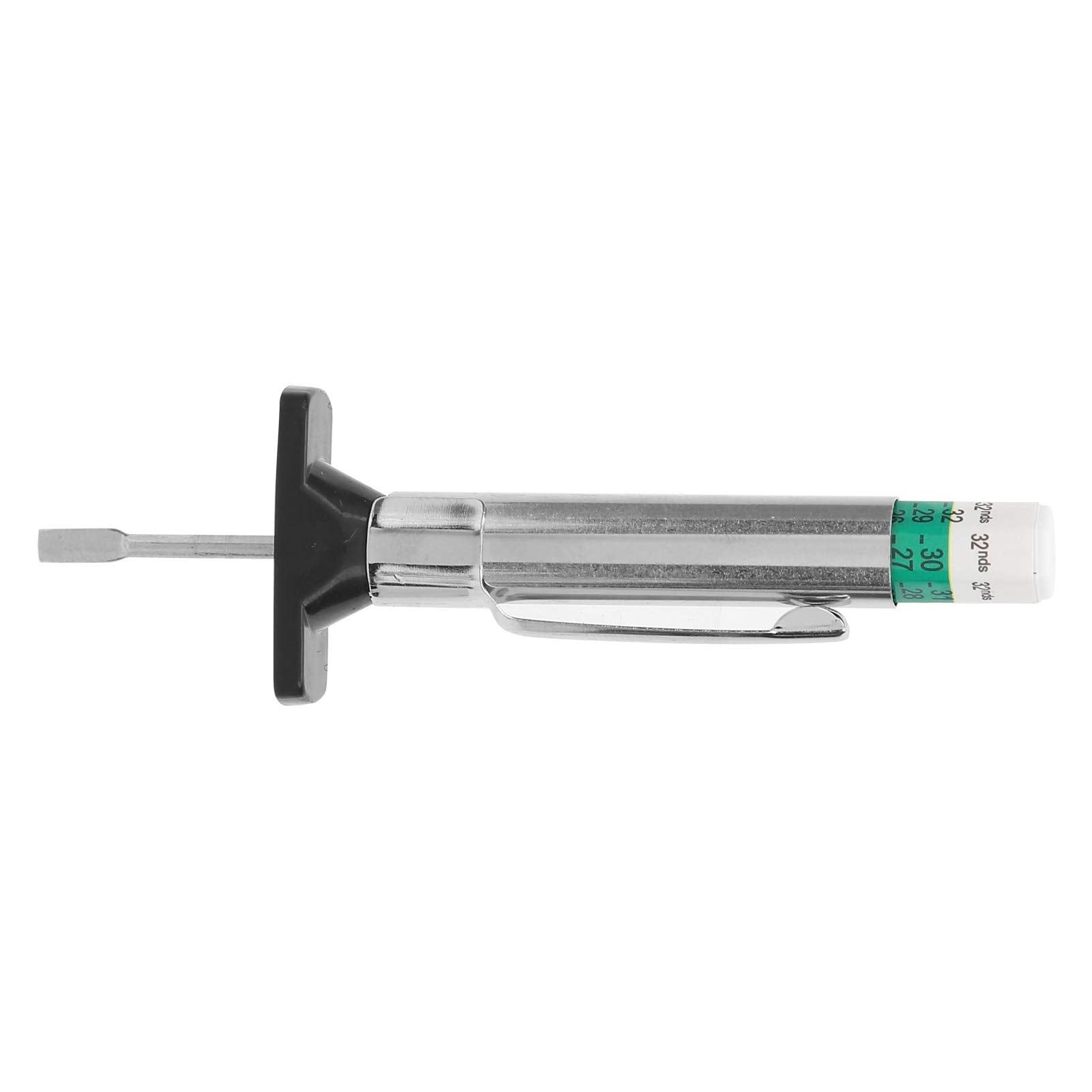 Calibrador de Llantas,Medidor de profundidad de neumáticos,Medidor de profundidad de la banda de rodadura del neumático de coche, herramienta de medición portátil Universal de 0 a 25mm
