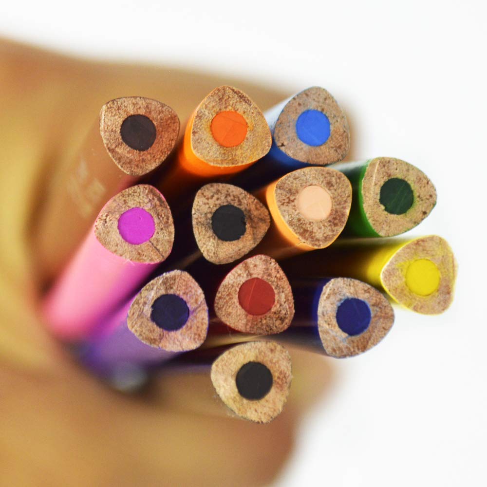 Lápices de Colores Pelikan Triangulares 4mm Paquete de 12 Piezas