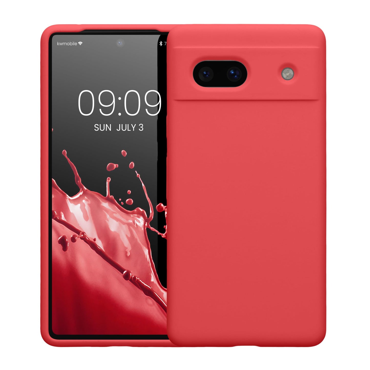 kwmobile Carcasa Compatible con Google Pixel 7a Funda - Case TPU y Silicona antigolpes - Apto Carga inalámbrica - Dolce Vita