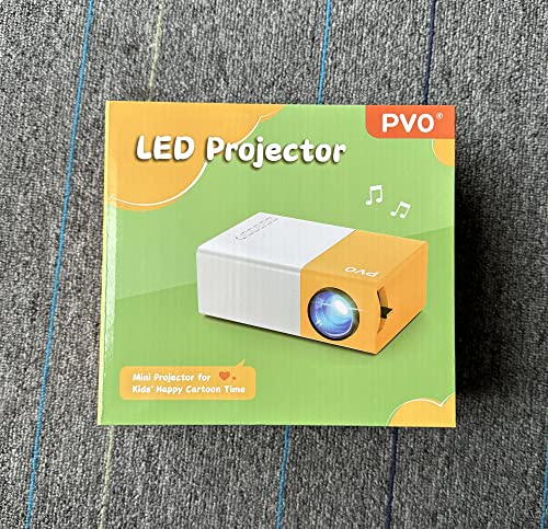 Mini Proyector Portátil PVO Blanco Reflejo Directo para Niños