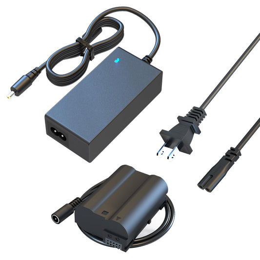 HY1C EP-5B Adaptador de Fuente de Alimentación de CA EN-EL15 Cargador de Batería Simulado para Nikon Z5 Z6 Z7 Z6II Z7II D500 D600 D610 D750 D780 D800 D810 D810A D850 D7000 D7100 D7200 D7500 Cámara