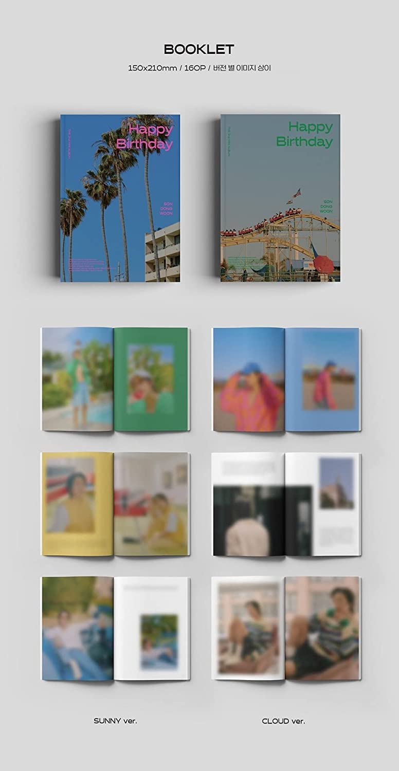 Mini Álbum CD SON DONG WOON Versión SUNNY Feliz Cumpleaños 2º