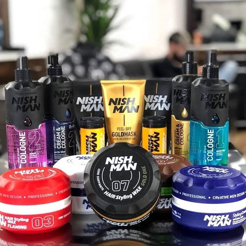 Nishman Cera para Cabello Hombre Fijación Brillo Firmeza Hair Styling Modelo 08 Mate de 150 ml