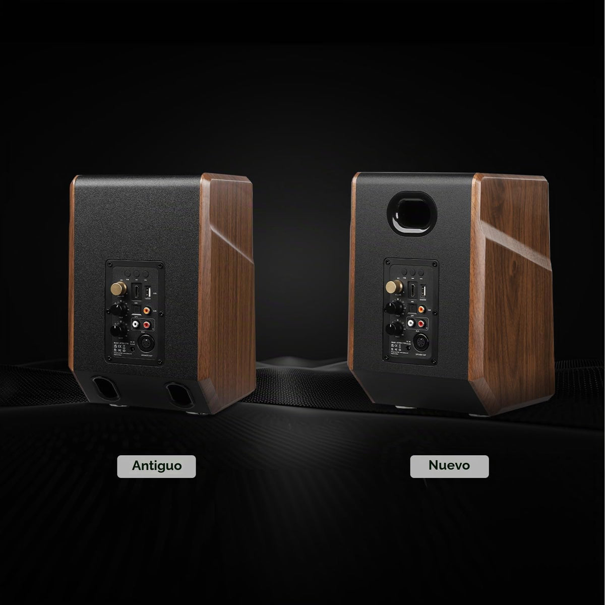 Altavoces de Estantería AIYIMA S700 Negro Activos Bluetooth 100W con Woofer 5.25 Pulgadas para Audio Doméstico