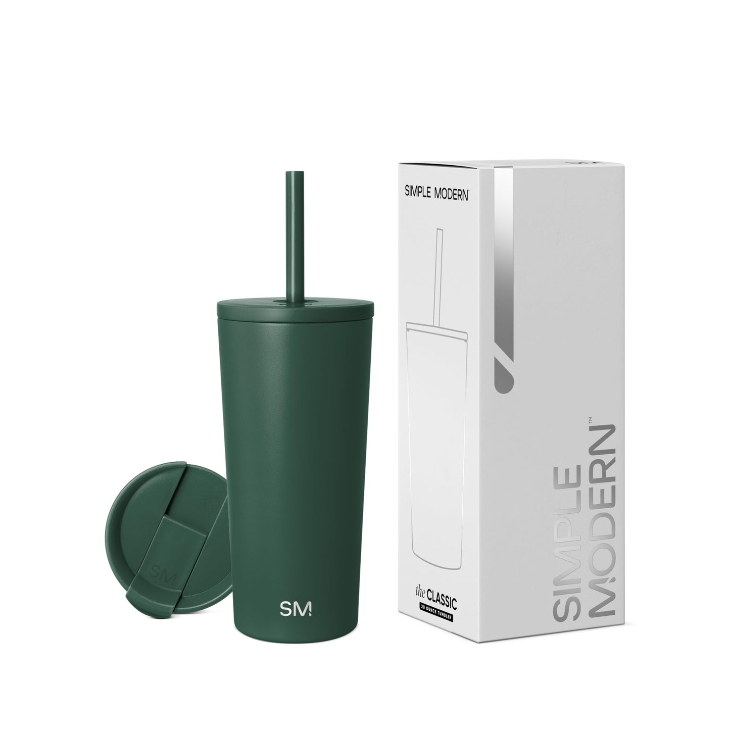 Vaso Aislado Simple Modern Forest Classic Colección 590ml