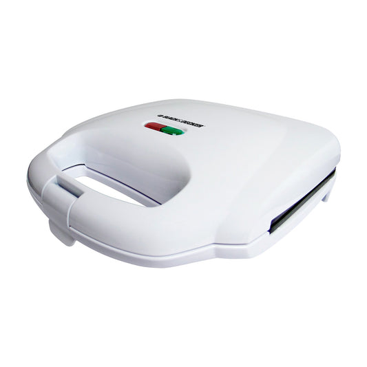 Sandwichera Black + Decker Blanca para 2 Porciones