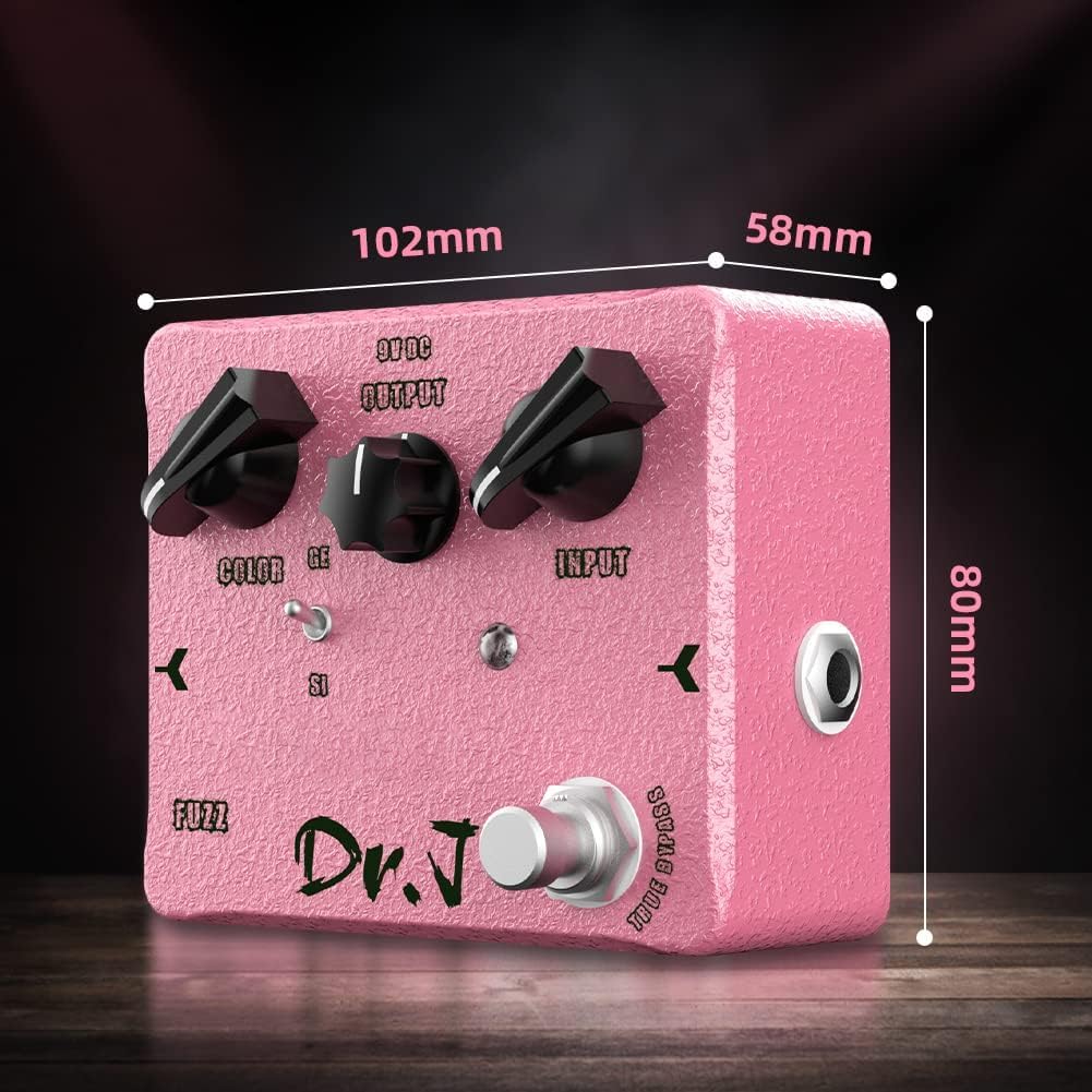 Pedal de Fuzz JOYO Dr.J Series D56 Clásico y Moderno para Efecto de Guitarra Eléctrica Edición de Alta Gama