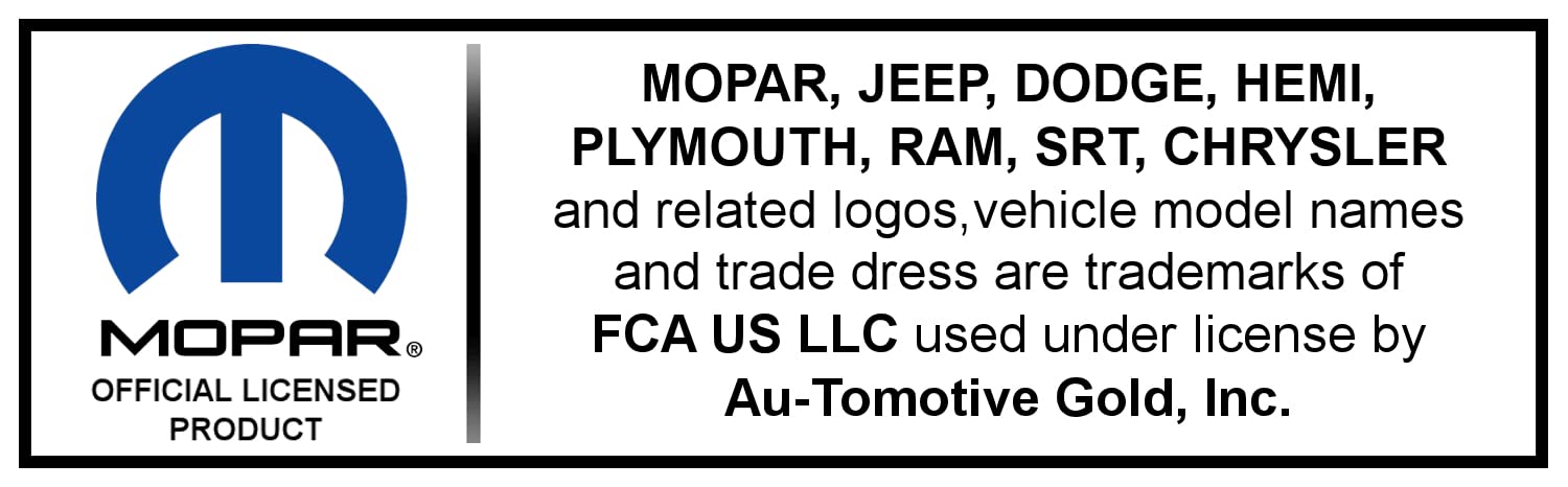 Au-TOMOTIVE GOLD, INC. Llavero de piel negro con licencia oficial para Ram 1500, Negro -, 1, Moderno