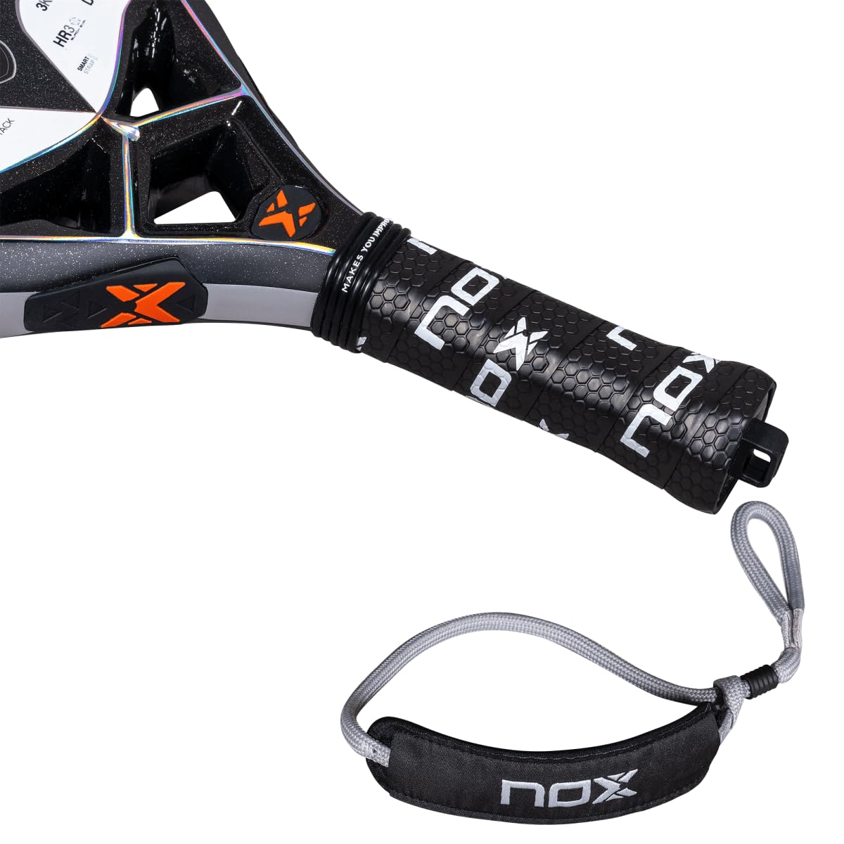 Raqueta de Pádel NEXTGEN PRO Attack 3K NFA Series 2025 Negra con Textura de Arena para Hombre