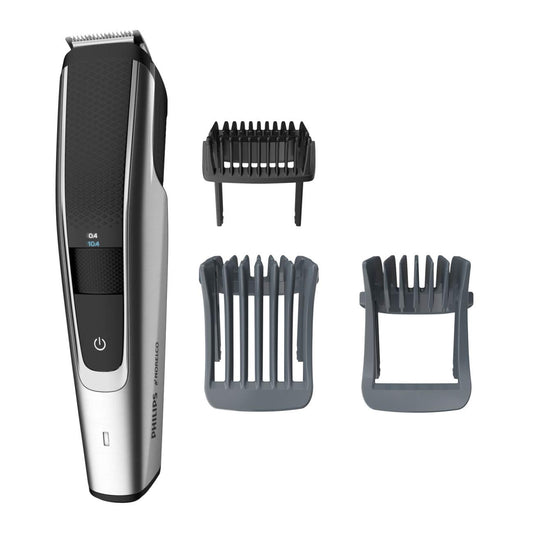 Recortadora de Barba Philips Norelco Series 5000 Negro Plateado Eléctrica e Inalámbrica Lavable para una Limpieza Fácil