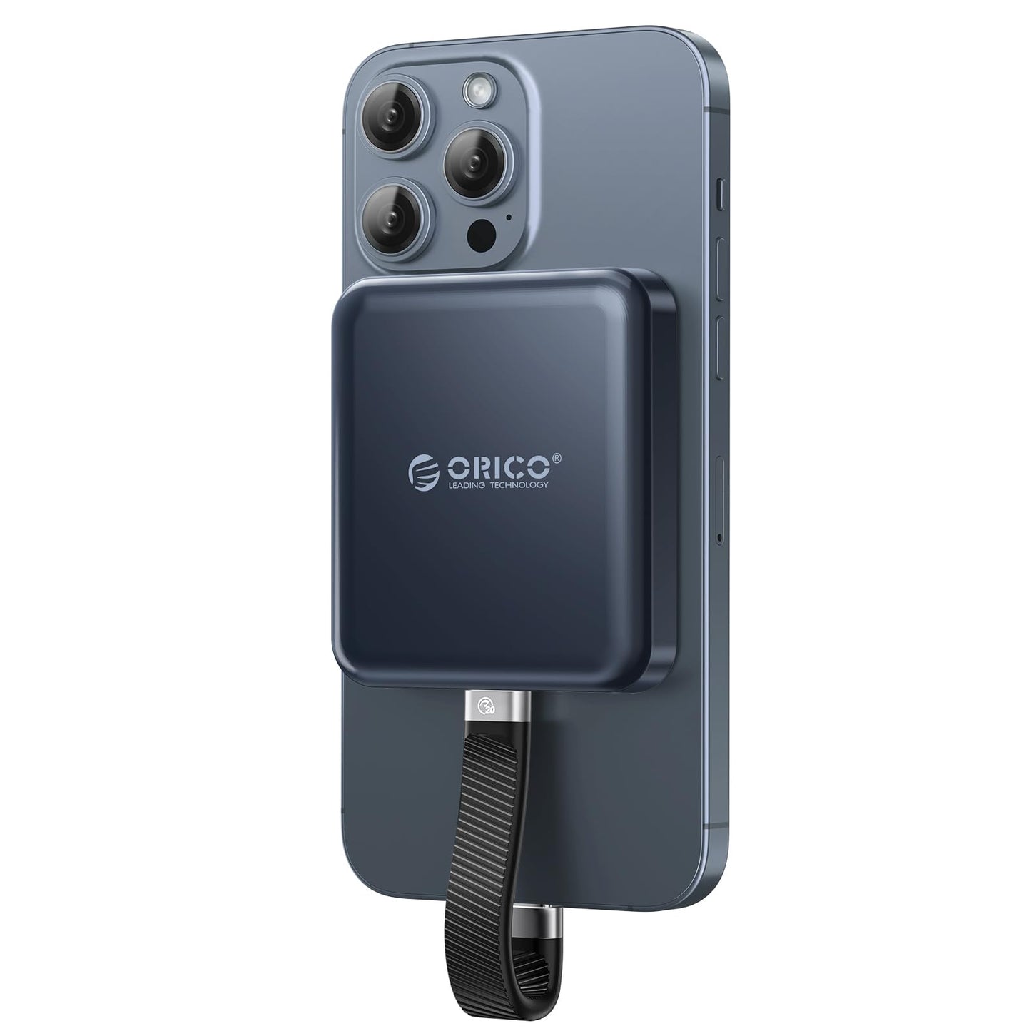 Unidad de Estado Sólido Portátil ORICO Azul, 512 GB con Velocidad hasta 2000 MB/s para Smartphone, Tablet y Ordenador