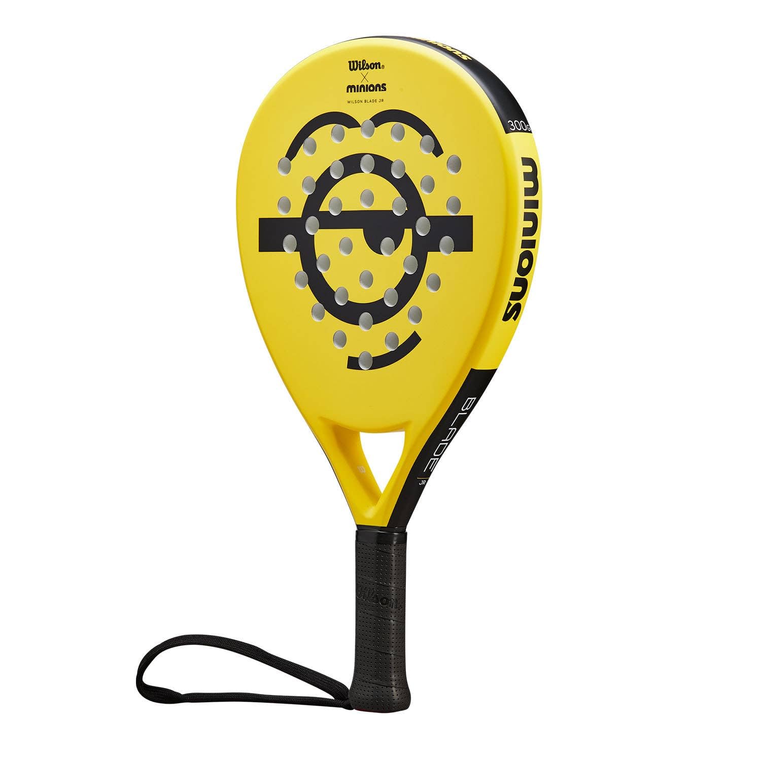 Raqueta de Pádel Wilson Amarillo Negro Fibra de Vidrio EVA para Niños