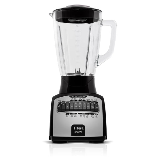 Licuadora 14 Velocidades T-Fal Infinyforce XL Negra con Vaso de Vidrio de 2.2 L, 550 W, LN8248NX